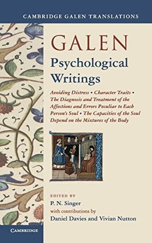 Tapa de Galen : Psychological Writings