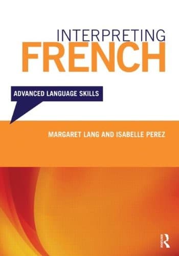 Tapa de Interpreting French