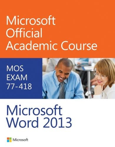 Tapa de Exam 77-418 Microsoft Word 2013