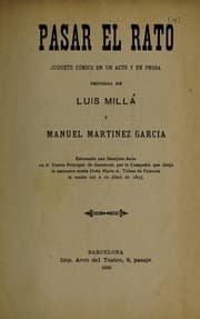 Tapa de Pasar el rato