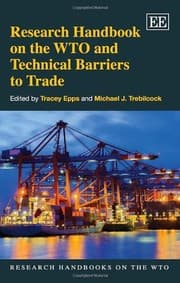 Tapa de Research Handbook on the WTO and Technical Barriers to Trade