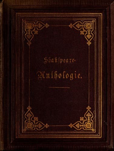 Tapa de Shakespeare-Anthologie