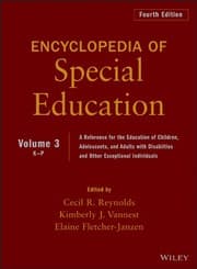 Tapa de Encyclopedia of Special Education, Volume 3