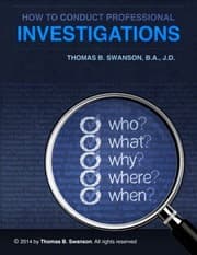 Tapa de How To Conduct Professional Investigations