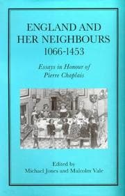 Tapa de England and her neighbours, 1066-1453