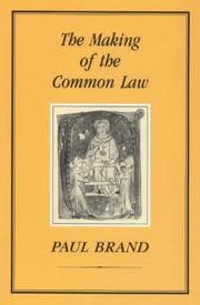 Tapa de The making of the common law