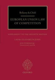 Tapa de Bellamy & Child : European Union Law of Competition