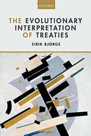 Tapa de The Evolutionary Interpretation of Treaties