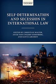 Tapa de Self-Determination and Secession in International Law