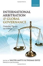 Tapa de International Arbitration and Global Governance