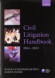 Tapa de Civil Litigation Handbook 2014-15