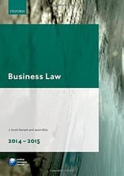 Tapa de Business Law 2014-2015