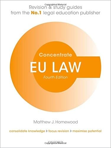 Tapa de EU Law Concentrate