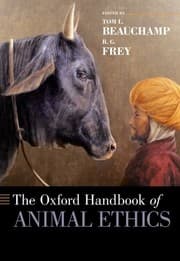 Tapa de The Oxford Handbook of Animal Ethics
