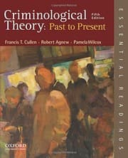 Tapa de Criminological Theory : Past to Present