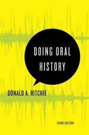 Tapa de Doing Oral History