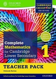 Tapa de Complete Mathematics for Cambridge Secondary 1 Teacher Pack 1
