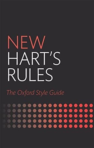 Tapa de New Hart's Rules