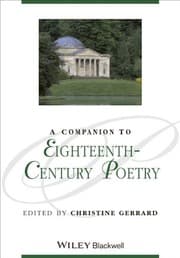 Tapa de A Companion to Eighteenth-Century Poetry
