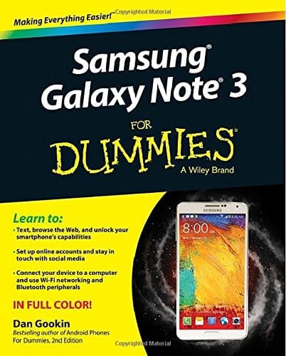 Tapa de Samsung Galaxy Note 3 For Dummies