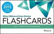 Tapa de Wiley CMAexcel Exam Review 2015 Flashcards