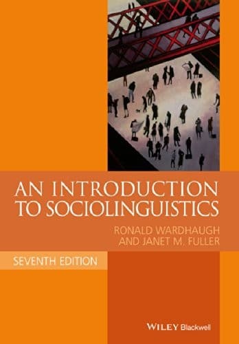 Tapa de An Introduction to Sociolinguistics