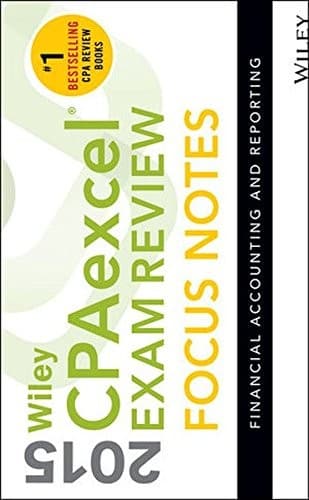 Tapa de Wiley CPAexcel Exam Review 2015 Focus Notes