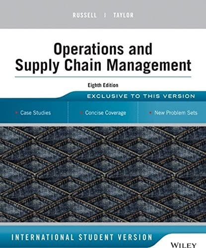Tapa de Operations and Supply Chain Management
