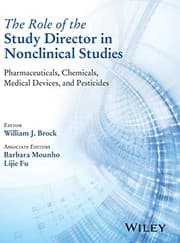 Tapa de The Role of the Study Director in Nonclinical Studies