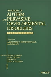 Tapa de Handbook of Autism and Pervasive Developmental Disorders, Assessment, Interventions, and Policy