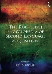 Tapa de The Routledge Encyclopedia of Second Language Acquisition