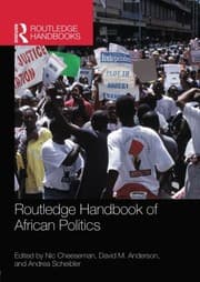 Tapa de Routledge Handbook of African Politics