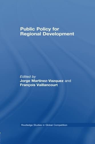 Tapa de Public Policy for Regional Development