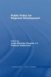 Tapa de Public Policy for Regional Development