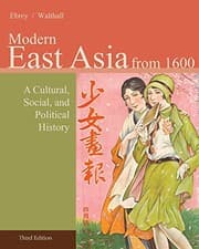 Tapa de Modern East Asia from 1600