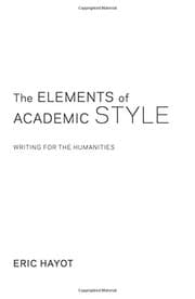 Tapa de The Elements of Academic Style