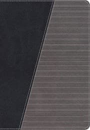Tapa de NKJV, The Modern Life Study Bible, Leathersoft, Black/Gray