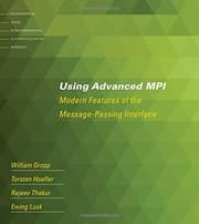 Tapa de Using Advanced MPI