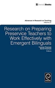 Tapa de Research on Preparing Preservice Teachers to Work Effectively with Emergent Bilinguals
