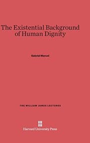 Tapa de The existential background of human dignity