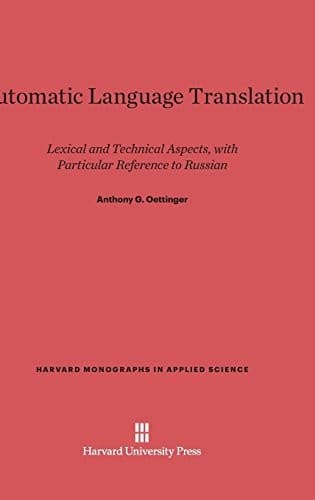 Tapa de Automatic Language Translation