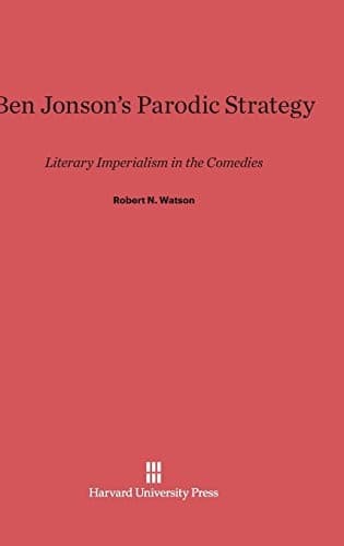 Tapa de Ben Jonson's Parodic Strategy