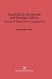 Tapa de Franklin D. Roosevelt and Foreign Affairs, Volume II, March 1934-August 1935