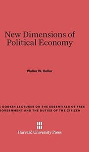 Tapa de New dimensions of political economy