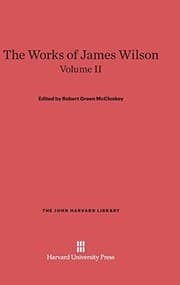 Tapa de The Works of James Wilson, Volume II