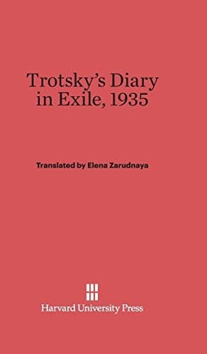 Tapa de Trotsky's Diary in Exile, 1935