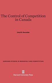 Tapa de The Control of Competition in Canada