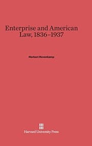 Tapa de Enterprise and American law 1836-1937