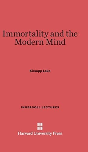 Tapa de Immortality and the Modern Mind