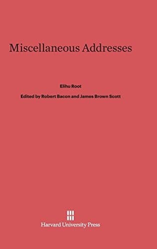 Tapa de Miscellaneous Addresses
